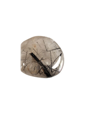 Toermalijnkwarts steen getrommeld 1 - 2 gram Toermalijnkwarts steen getrommeld 1 - 2 gram