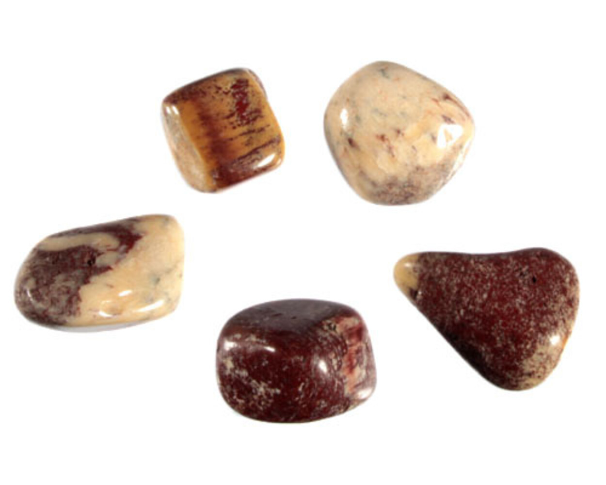 Aluniet steen getrommeld 5 - 10 gram Aluniet steen getrommeld 5 - 10 gram