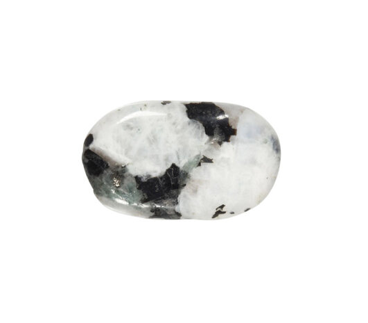 Maansteen (regenboog) steen plat gepolijst Maansteen (regenboog) steen plat gepolijst