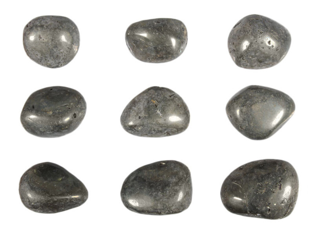 Marcasiet steen getrommeld 30 - 40 gram Marcasiet steen getrommeld 30 - 40 gram