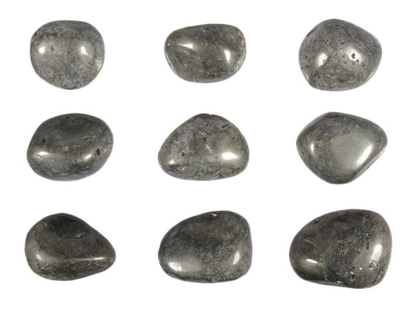 Marcasiet steen getrommeld 30 - 40 gram Marcasiet steen getrommeld 30 - 40 gram