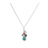 Zilveren ketting tros stemmingswisselingen Zilveren ketting tros stemmingswisselingen