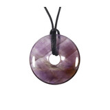 Amethist hanger donut 3 cm Amethist hanger donut 3 cm