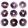 Amethist hanger donut 4 cm Amethist hanger donut 4 cm