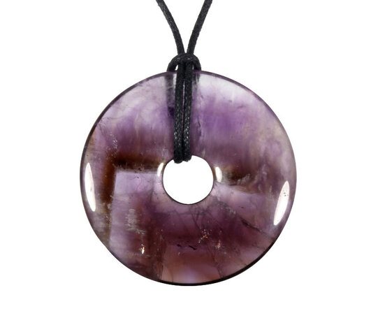 Amethist hanger donut 4 cm Amethist hanger donut 4 cm