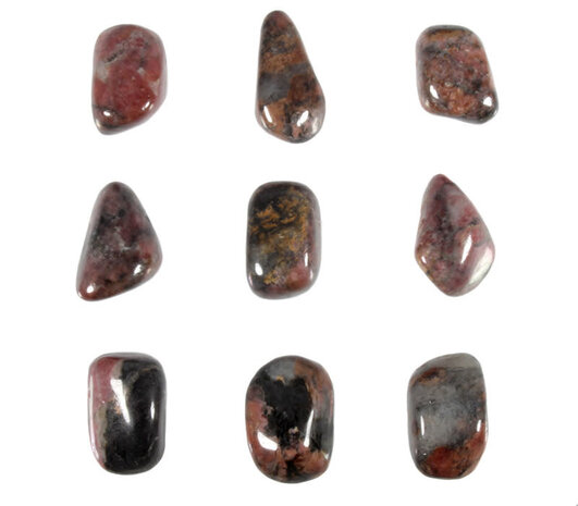 Pyroxmangiet hanger doorboord Pyroxmangiet hanger doorboord