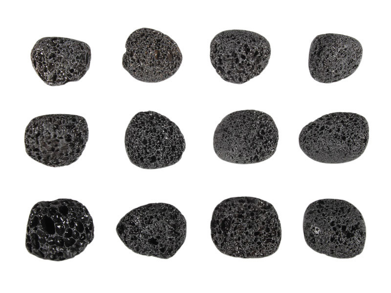 Lavasteen steen getrommeld 2 - 5 gram