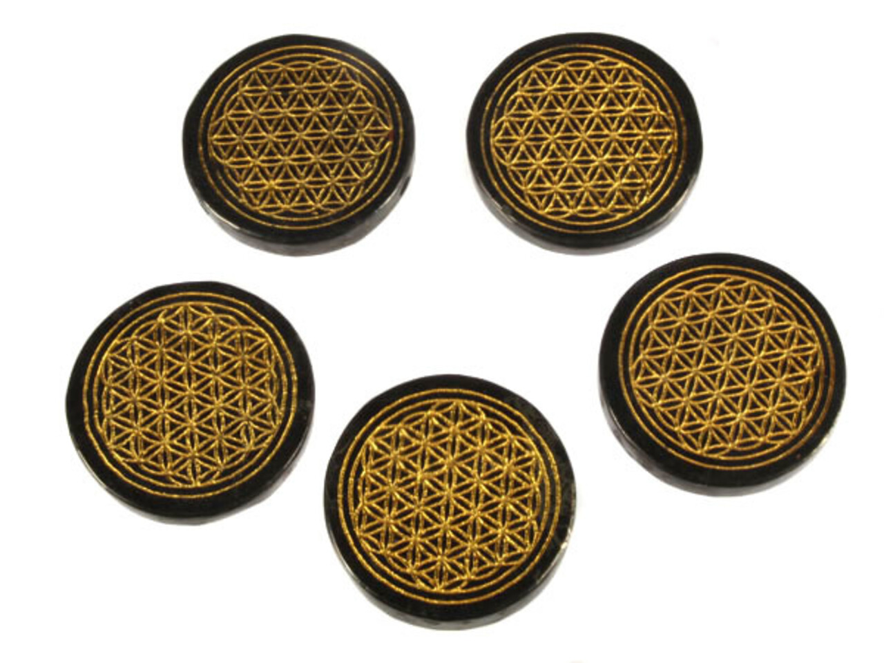 Shungiet bloem des levens hanger doorboord rond Shungiet bloem des levens hanger doorboord rond