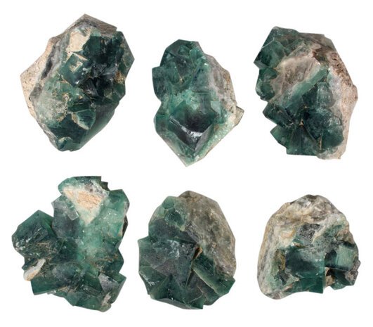 Fluoriet (groen) cluster 250 - 500 gram Fluoriet (groen) cluster 250 - 500 gram