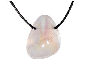 Rozenkwarts angel aura hanger doorboord