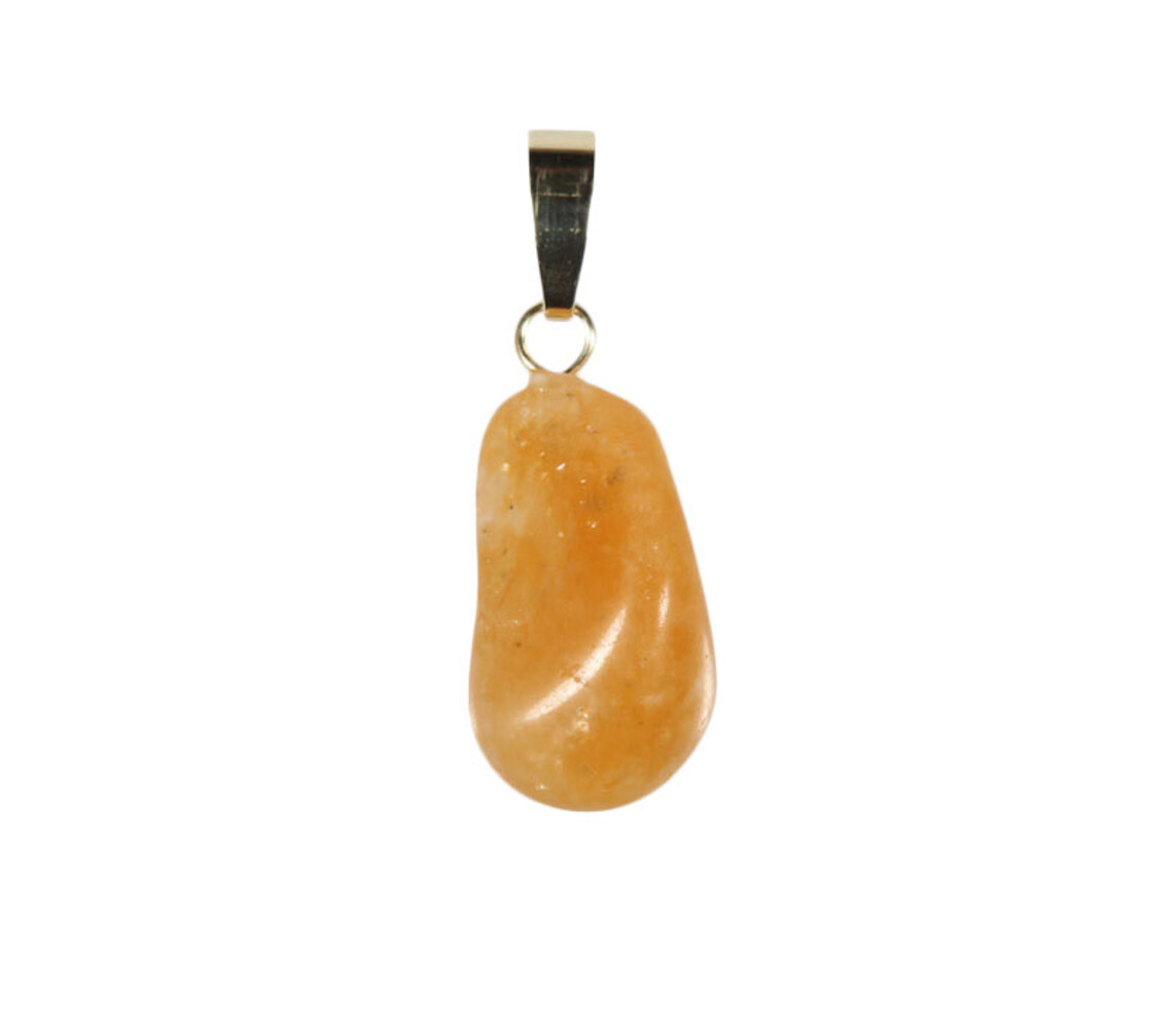 Azeztuliet (Himalaya) hanger met 14k gouden oogje Azeztuliet (Himalaya) hanger met 14k gouden oogje