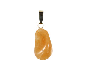 Azeztuliet (Himalaya) hanger met 14k gouden oogje Azeztuliet (Himalaya) hanger met 14k gouden oogje