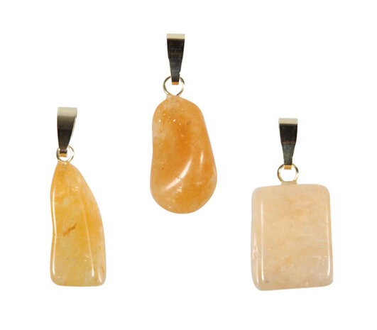 Azeztuliet (Himalaya) hanger met 14k gouden oogje Azeztuliet (Himalaya) hanger met 14k gouden oogje
