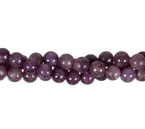 Lepidoliet kralen rond 8 mm (streng van 39 cm) Lepidoliet kralen rond 8 mm (streng van 39 cm)