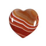 Carneool edelsteen hart 4 cm Carneool edelsteen hart 4 cm