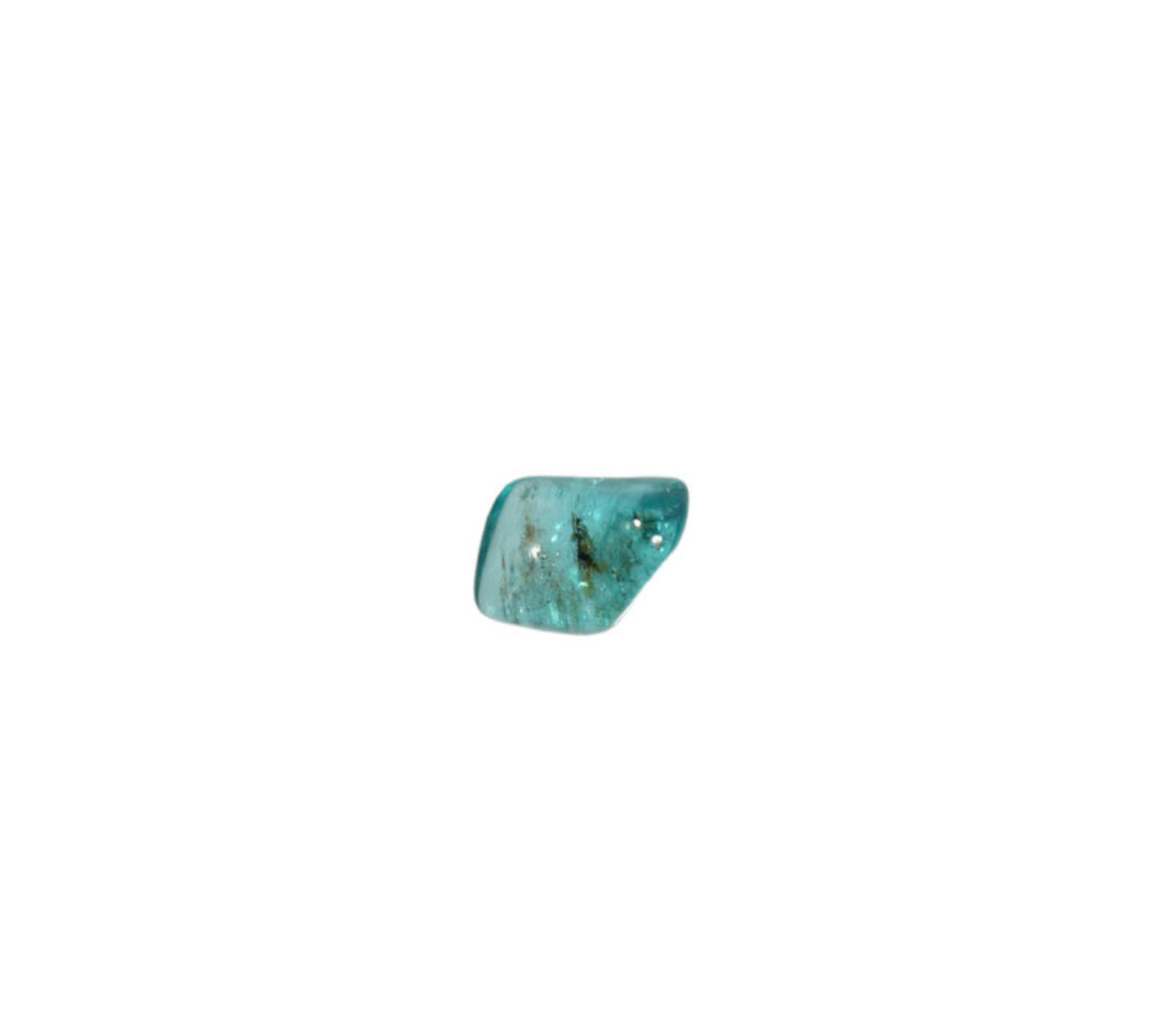 Apatiet (neon) blauw/groen steen getrommeld 0,5 - 1,5 gram Apatiet (neon) blauw/groen steen getrommeld 0,5 - 1,5 gram