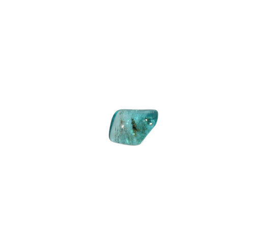 Apatiet (neon) blauw/groen steen getrommeld 0,5 - 1,5 gram Apatiet (neon) blauw/groen steen getrommeld 0,5 - 1,5 gram