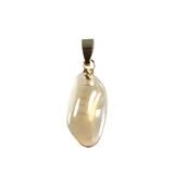 Citrien hanger met 14k gouden oogje Citrien hanger met 14k gouden oogje