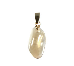 Citrien hanger met 14k gouden oogje Citrien hanger met 14k gouden oogje