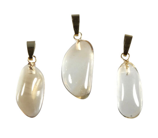 Citrien hanger met 14k gouden oogje Citrien hanger met 14k gouden oogje