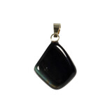 Obsidiaan (regenboog) hanger met 14k gouden oogje Obsidiaan (regenboog) hanger met 14k gouden oogje