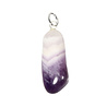 Amethistkwarts hanger met zilveren oogje Amethistkwarts hanger met zilveren oogje