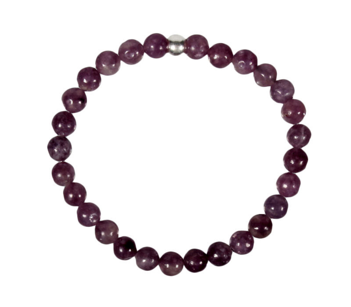 Lepidoliet armband 18 cm | 6 mm kralen Lepidoliet armband 18 cm | 6 mm kralen