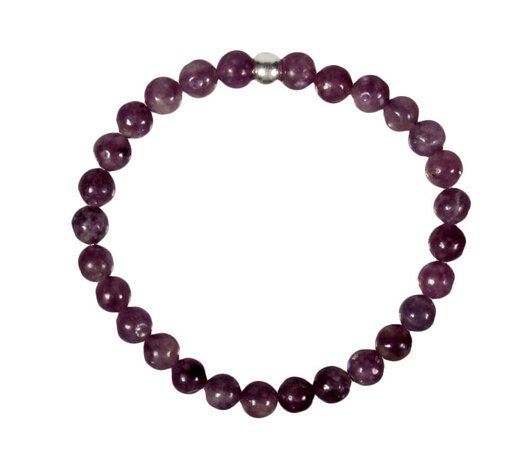 Lepidoliet armband 18 cm | 6 mm kralen Lepidoliet armband 18 cm | 6 mm kralen