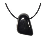 Shungiet (edel) hanger getrommeld doorboord Shungiet (edel) hanger getrommeld doorboord