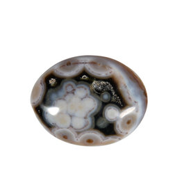 Jaspis (oceaan) steen plat gepolijst