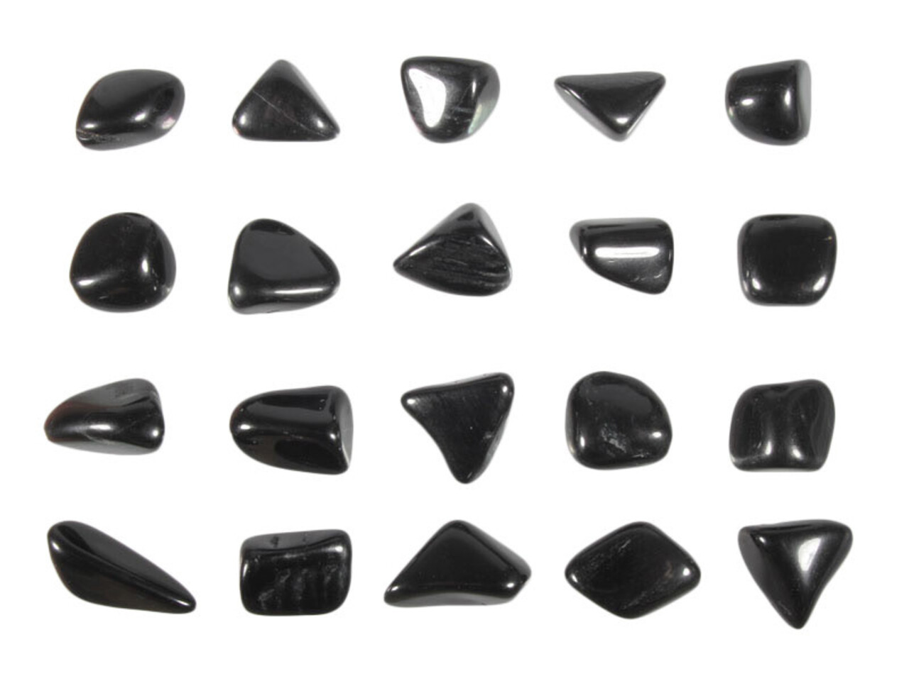 Jade (zwart) steen getrommeld 10 - 20 gram