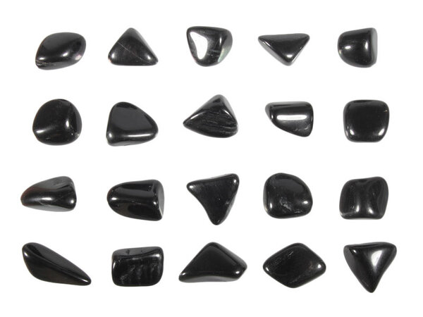 Jade (zwart) steen getrommeld 10 - 20 gram