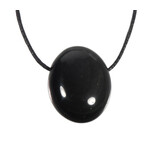 Obsidiaan (regenboog) hanger doorboord Obsidiaan (regenboog) hanger doorboord