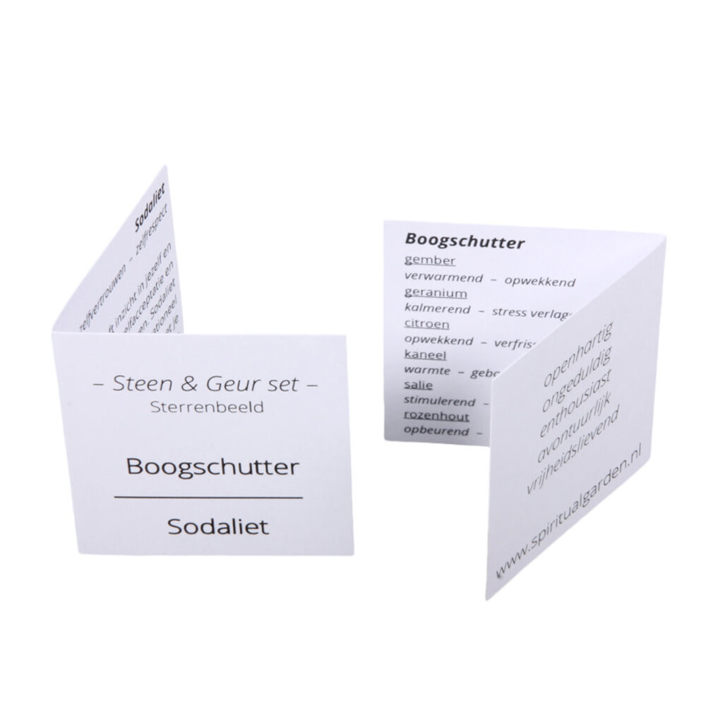 Steen en geur set astro | boogschutter