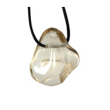Labradoriet (goud) hanger doorboord Labradoriet (goud) hanger doorboord