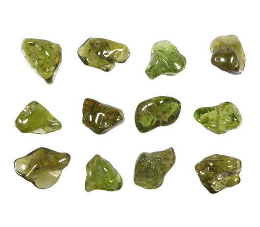 Peridoot steen A-kwaliteit getrommeld 2 - 4 gram Peridoot steen A-kwaliteit getrommeld 2 - 4 gram