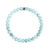 Larimar armband 18 cm | 6 mm kralen Larimar armband 18 cm | 6 mm kralen