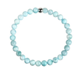 Larimar armband 18 cm | 6 mm kralen