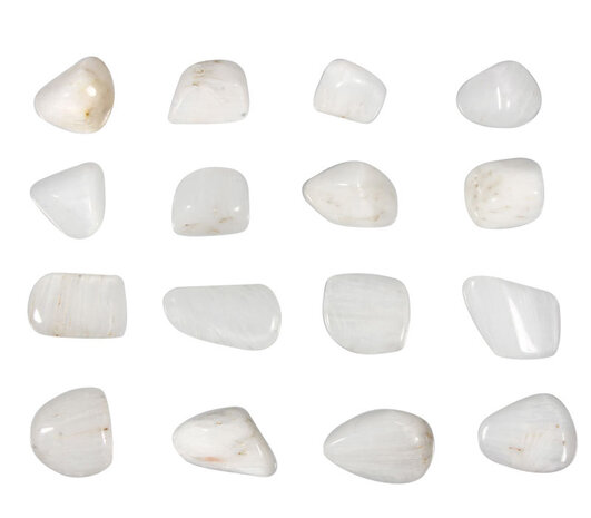 Scoleciet steen getrommeld 2 - 5 gram Scoleciet steen getrommeld 2 - 5 gram