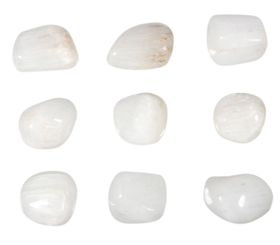 Scoleciet steen getrommeld 5 - 10 gram