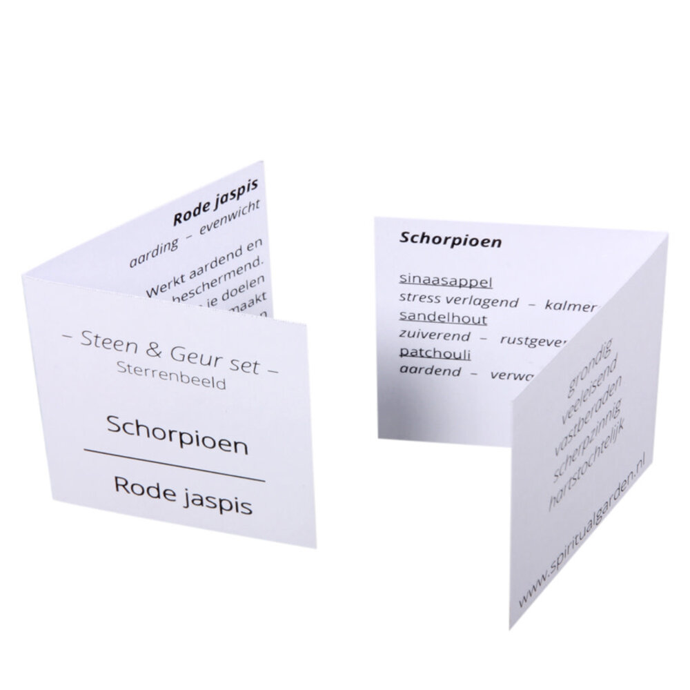 Steen en geur set astro | schorpioen