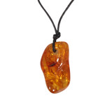 Barnsteen hanger gepolijst doorboord Barnsteen hanger gepolijst doorboord