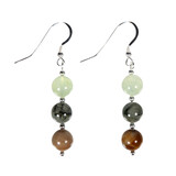 Zilveren oorbellen ADHD & hyperactiviteit 8 mm kralen Zilveren oorbellen ADHD & hyperactiviteit 8 mm kralen