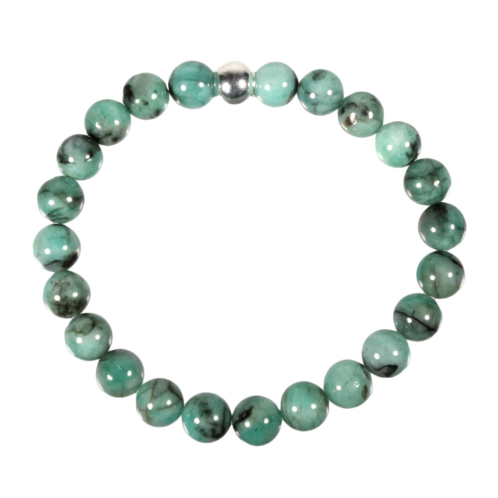 Smaragd armband 18 cm | 8 mm kralen Smaragd armband 18 cm | 8 mm kralen