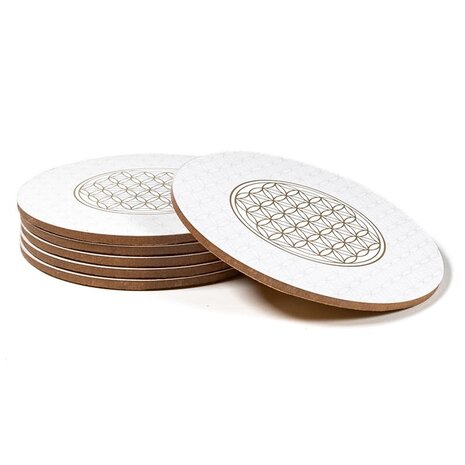 Onderzetter set bloem des levens Onderzetter set bloem des levens