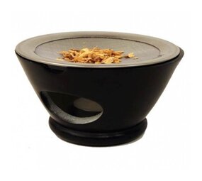 Wierookbrander zeepsteen met zeef