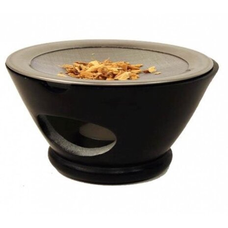 Wierookbrander zeepsteen met zeef