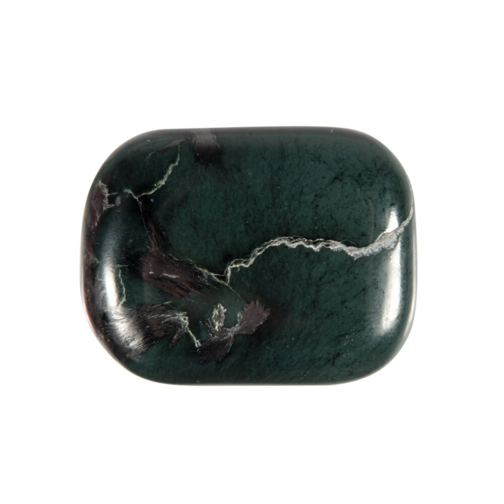 Magnetiet in jade steen plat gepolijst