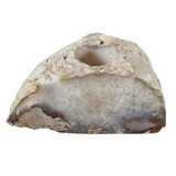 Agaat theelichthouder gepolijst