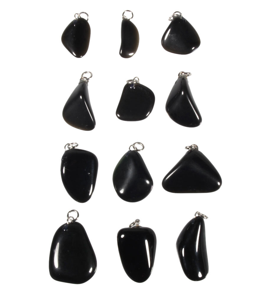 Obsidiaan (zwart) hanger Obsidiaan (zwart) hanger